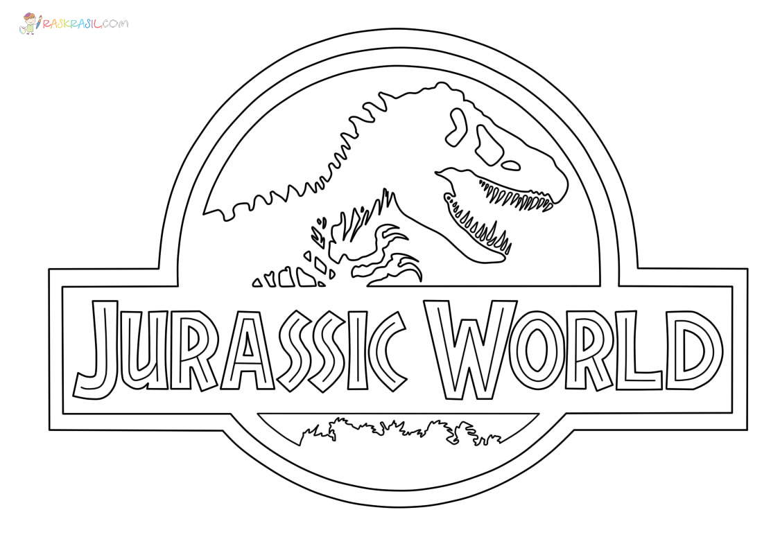 Jurassic world coloring pages