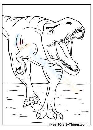 Free printable jurassic world coloring pages for kids