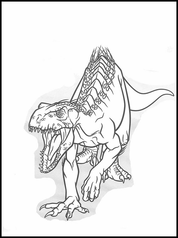 Free printable coloring pages jurassic world