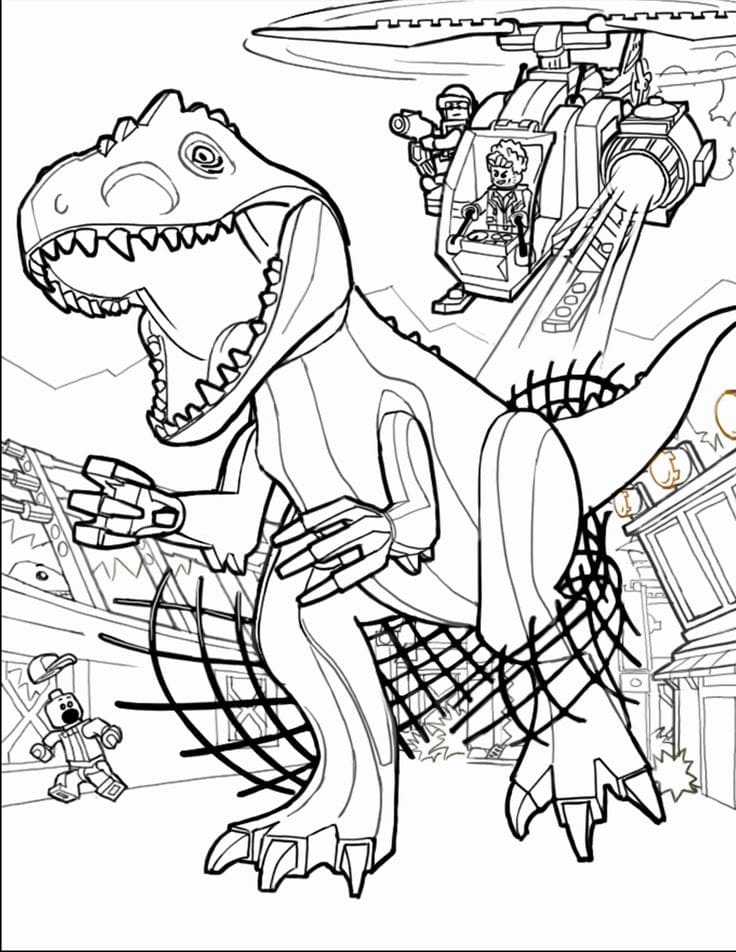 Jurassic world coloring pages best coloring pages for kids