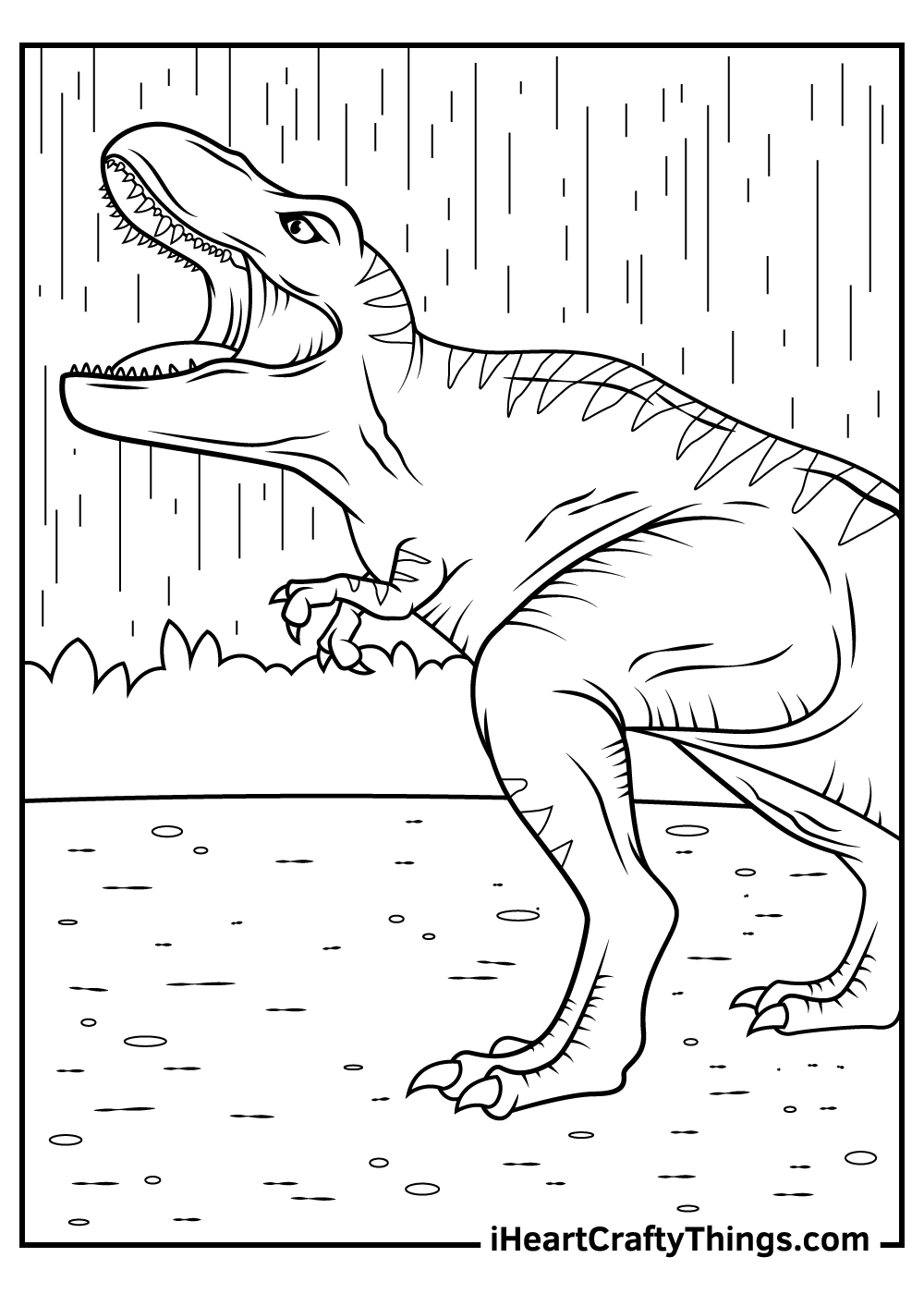 Jurassic park coloring pages free printables