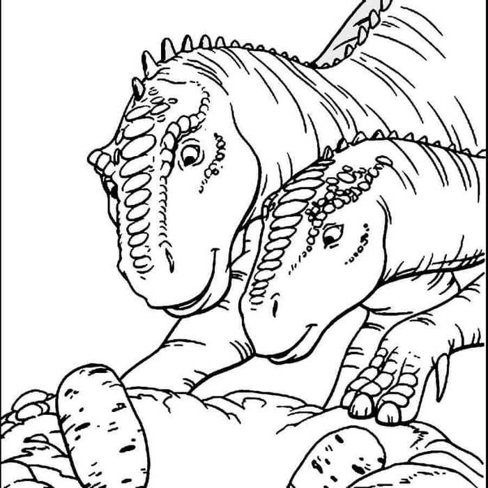 Free jurassic park coloring pages pdf