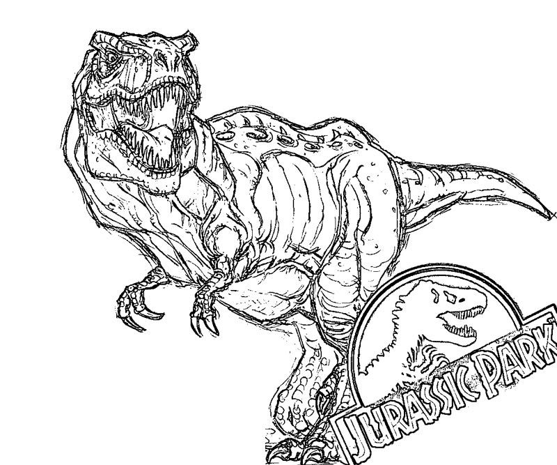 Jurassic world coloring pages