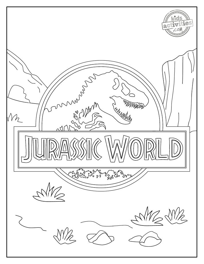 Jurassic world coloring pages kids activities blog