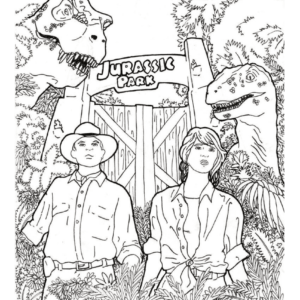 Jurassic world coloring pages printable for free download