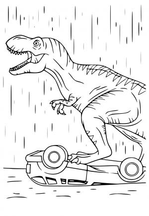 Free printable jurassic park coloring pages for adults and kids