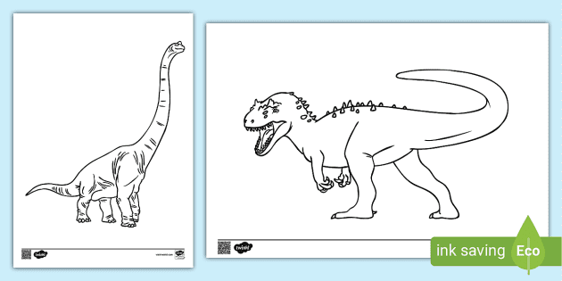 Dinosaurs coloring sheets teacher