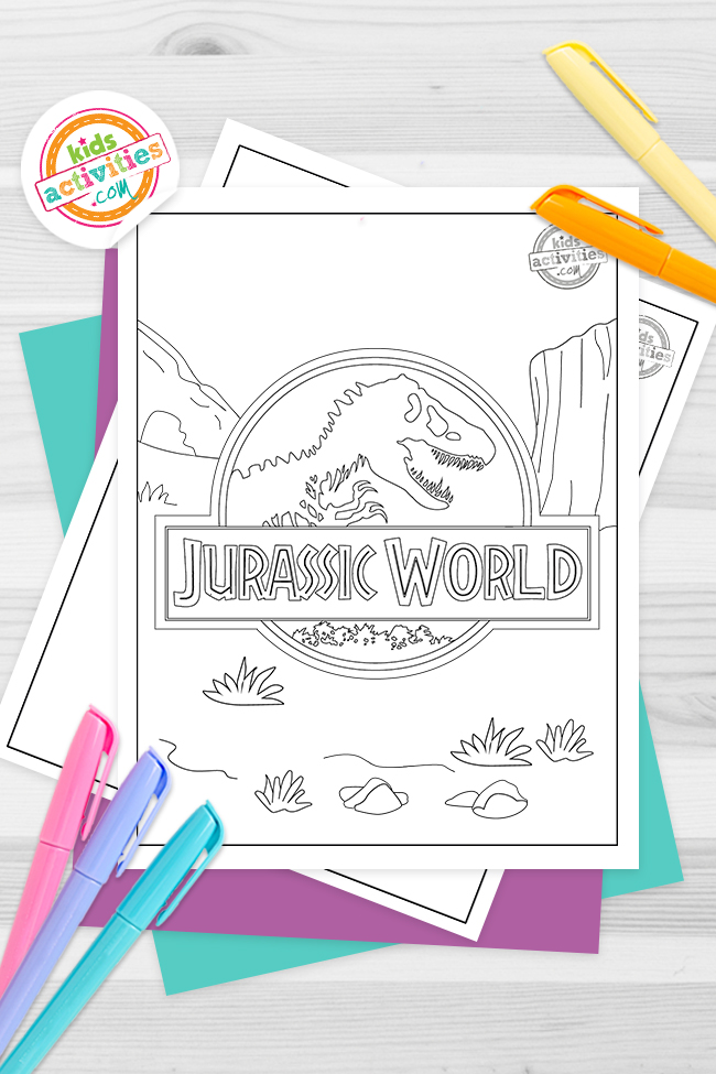 Jurassic world coloring pages kids activities blog