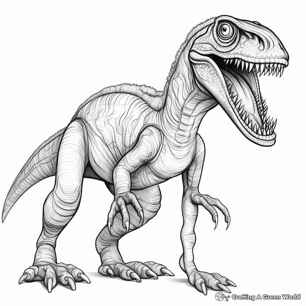 Carnivore dinosaur coloring pages