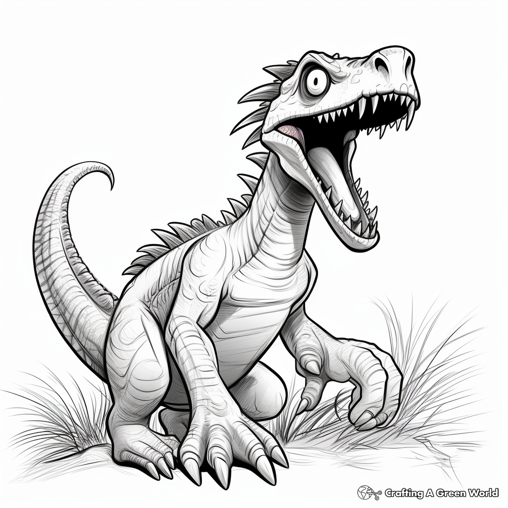 Carnivore dinosaur coloring pages