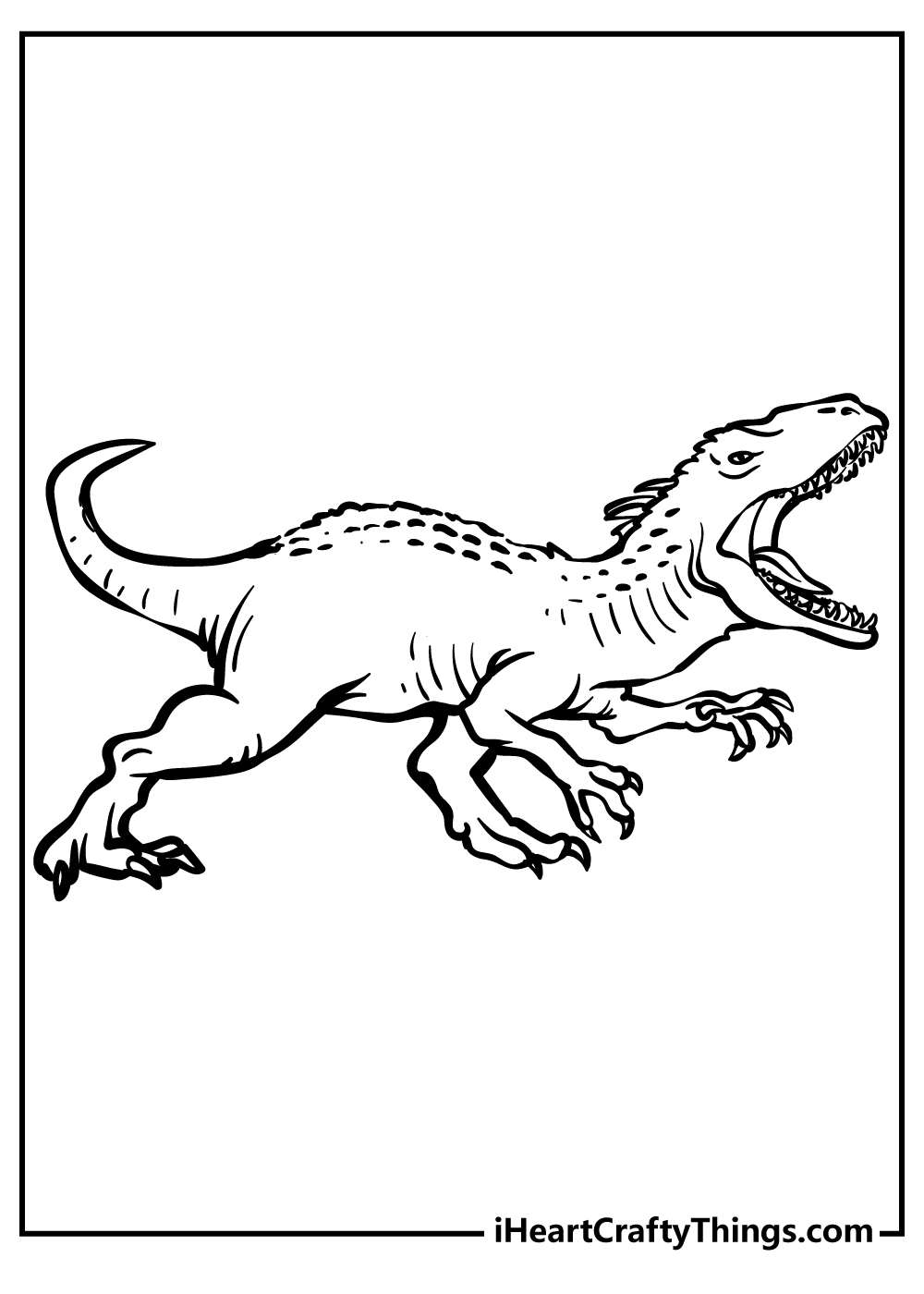 Jurassic world coloring pages free printables