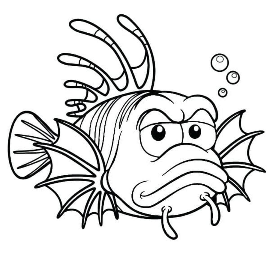 Fish coloring pages pictures free printable