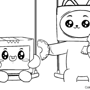 Lankybox coloring pages printable for free download