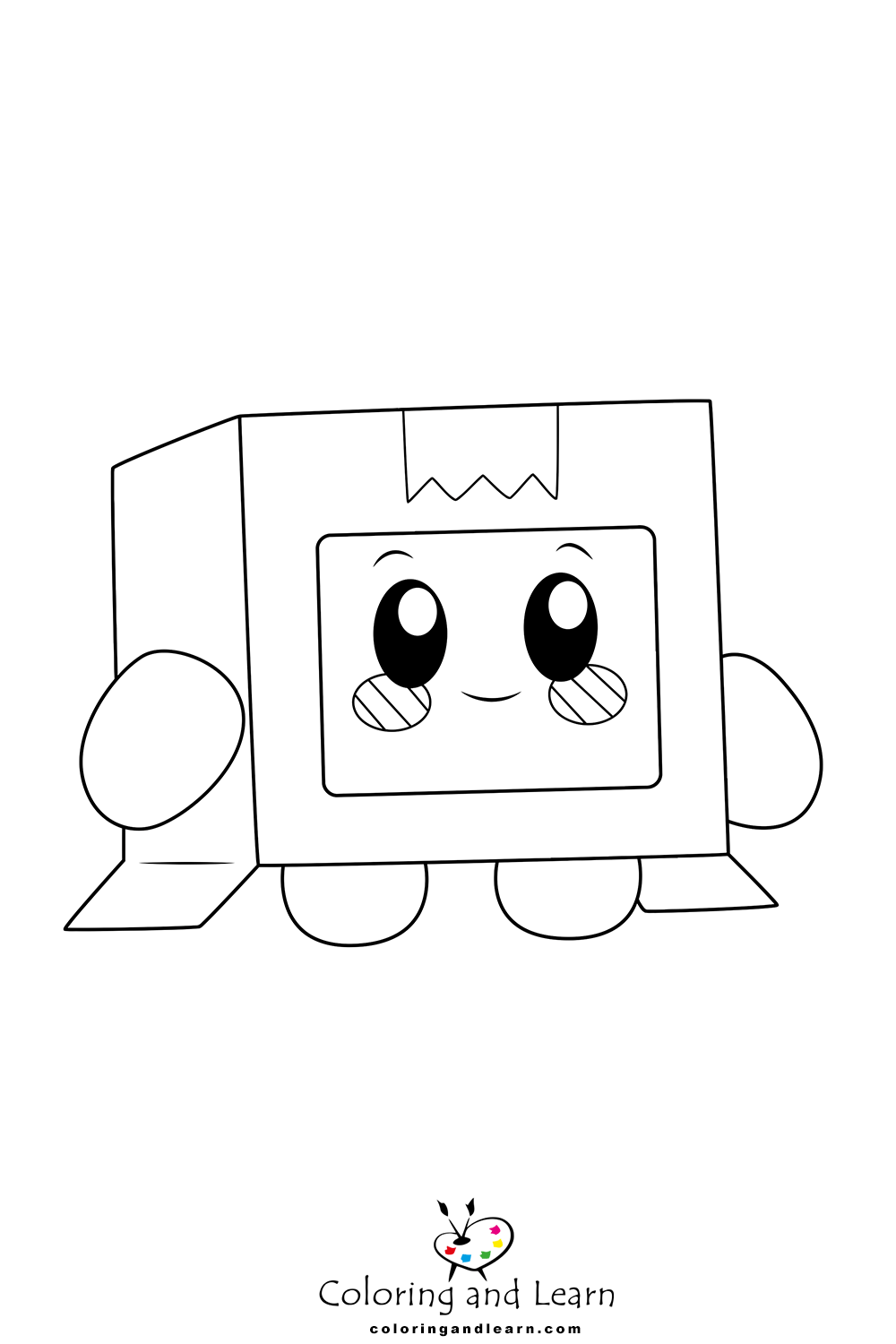 Lankybox coloring pages