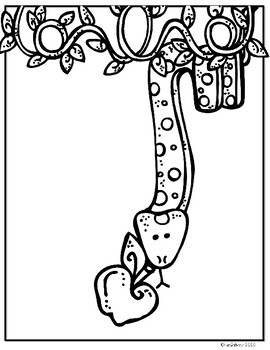 Adam and eve coloring pages by kinderbeez tpt