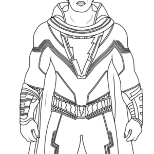 Black adam coloring pages printable for free download