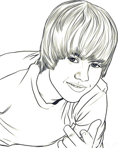 Coloring pages justin bieber coloring pages