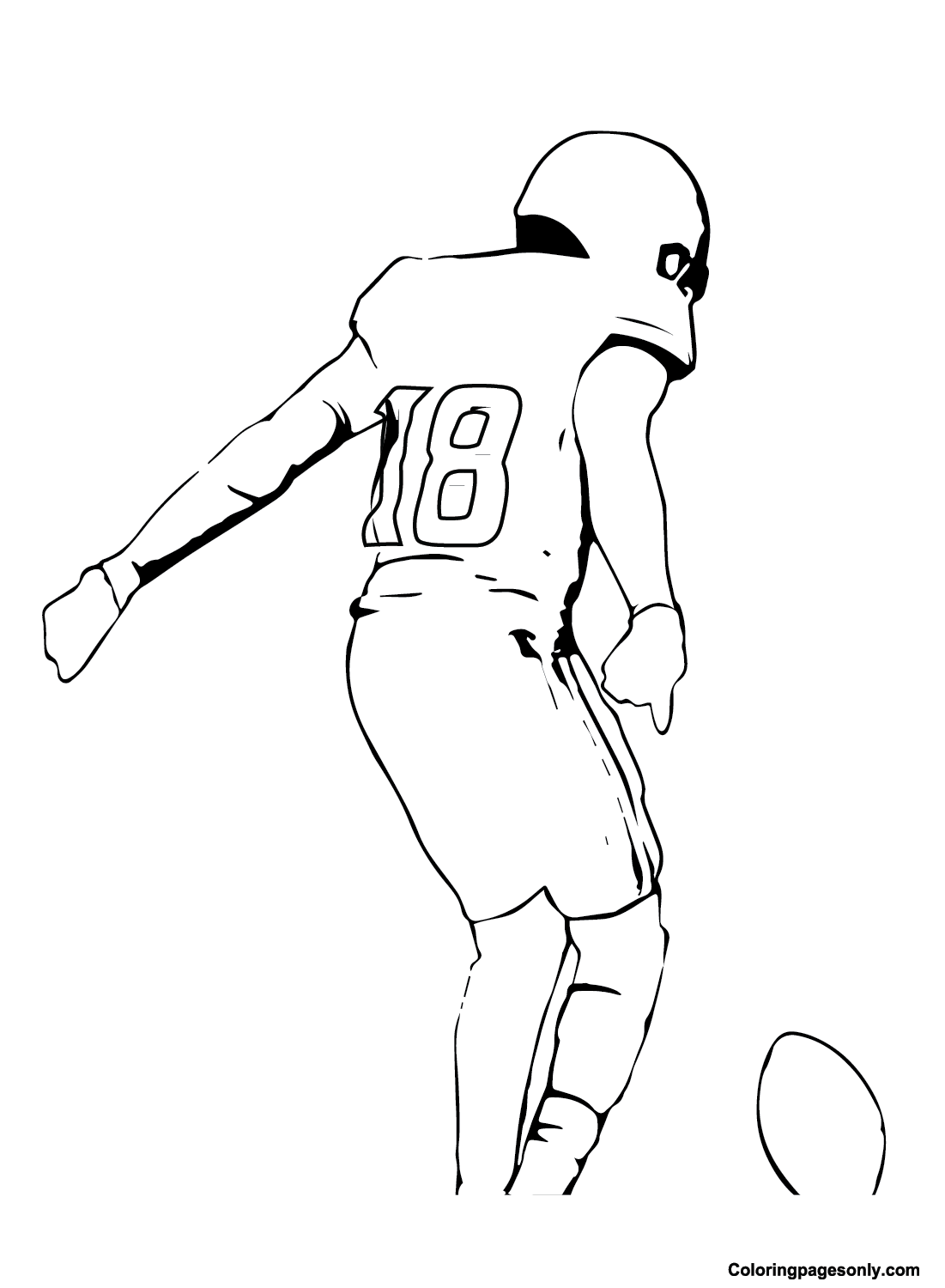 Justin jefferson coloring pages printable for free download