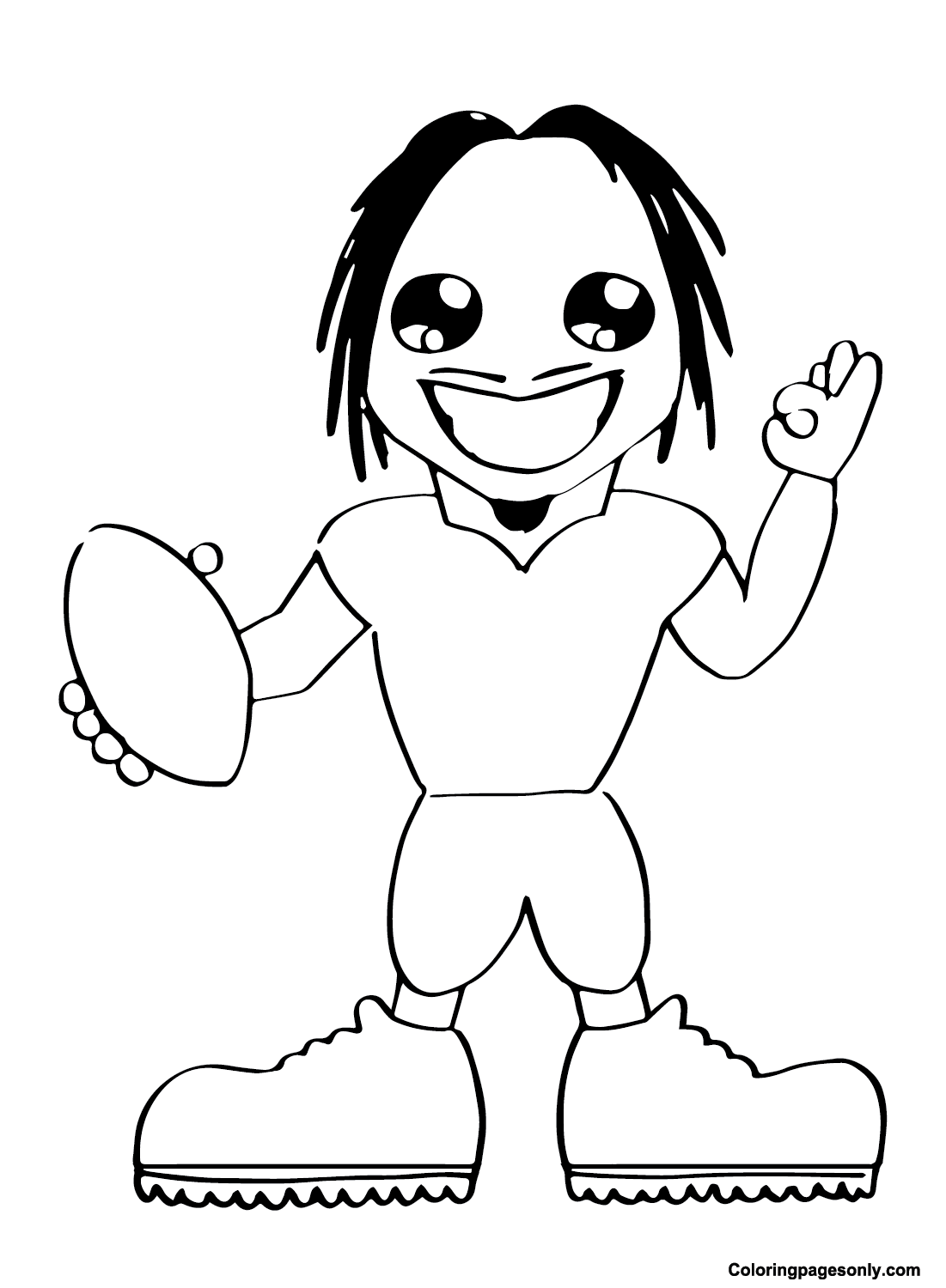 Justin jefferson coloring pages printable for free download