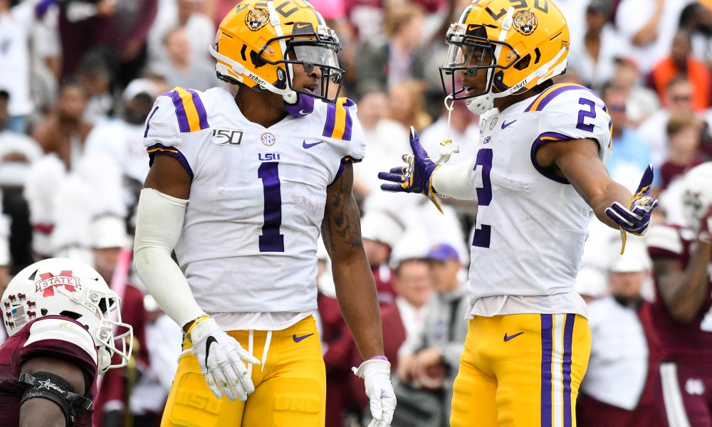 Lsu in nfl justin jefferson and jamarr chase team up for mercial