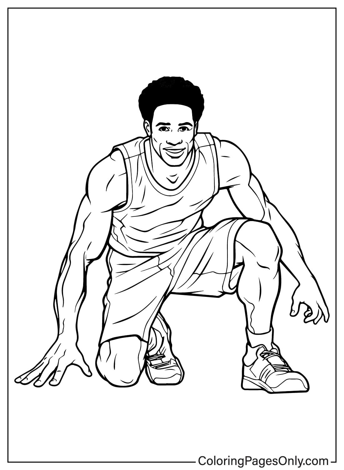 Justin jefferson coloring page