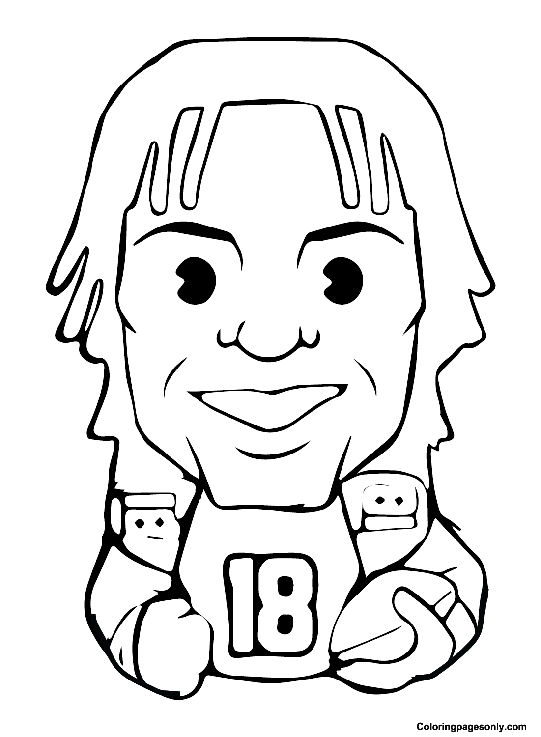 Justin jefferson coloring pages