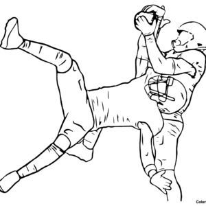 Justin jefferson coloring pages printable for free download
