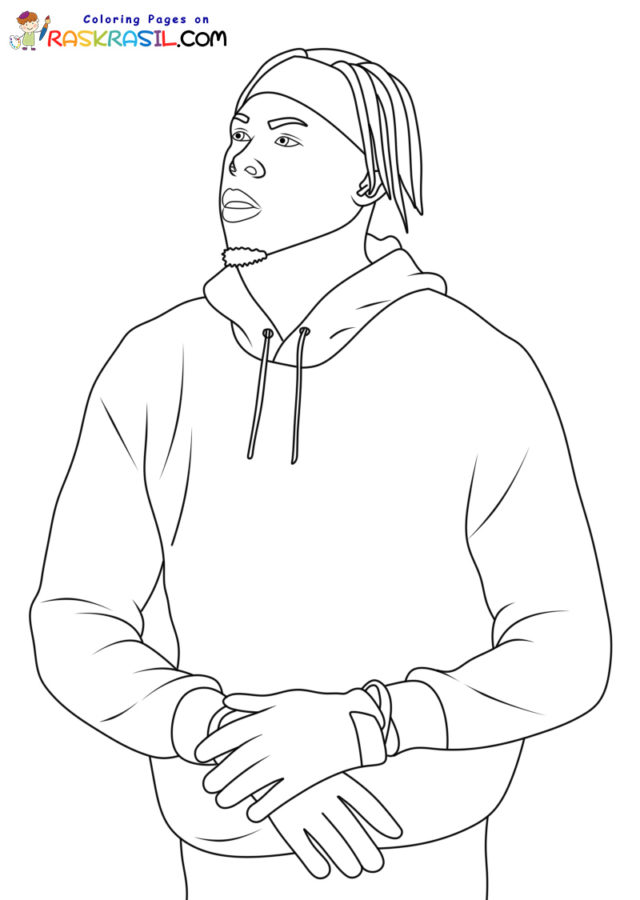 Justin jefferson coloring pages