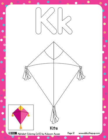 Letter k coloring pages free coloring pages