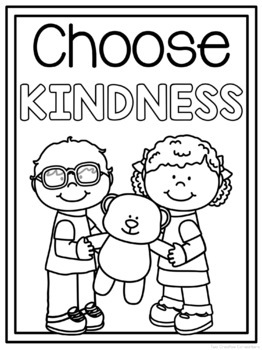 Random acts of kindness coloring sheets by two creative co