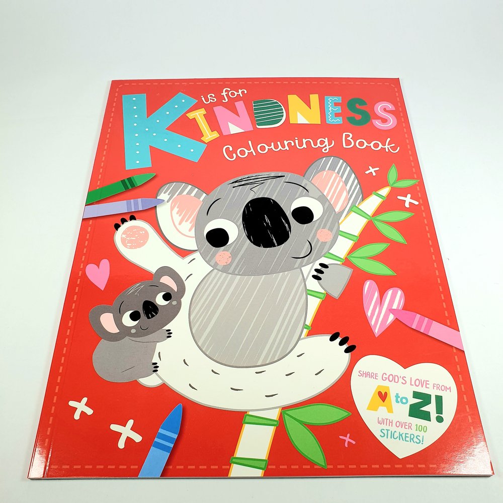 K is for kindness louring book by stuart lynch â bridge books