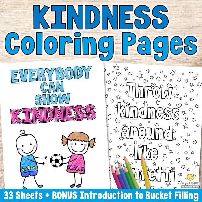 Free kindness printables for kids and adults