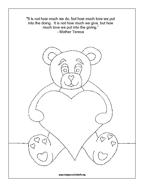 Empathy kindness coloring sheets for kids