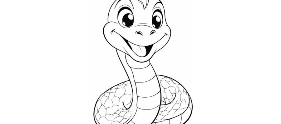 Snake coloring pages