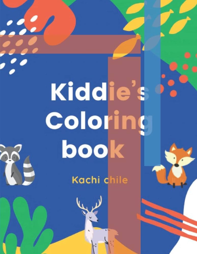 Kiddies coloring book alphabet letter for kids chile kachi books