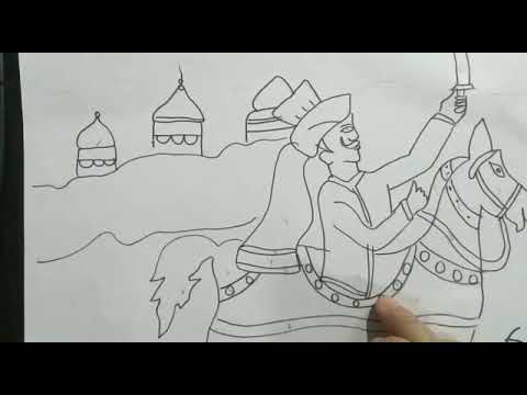 Fill colour in kachhi ghodi dance for grade