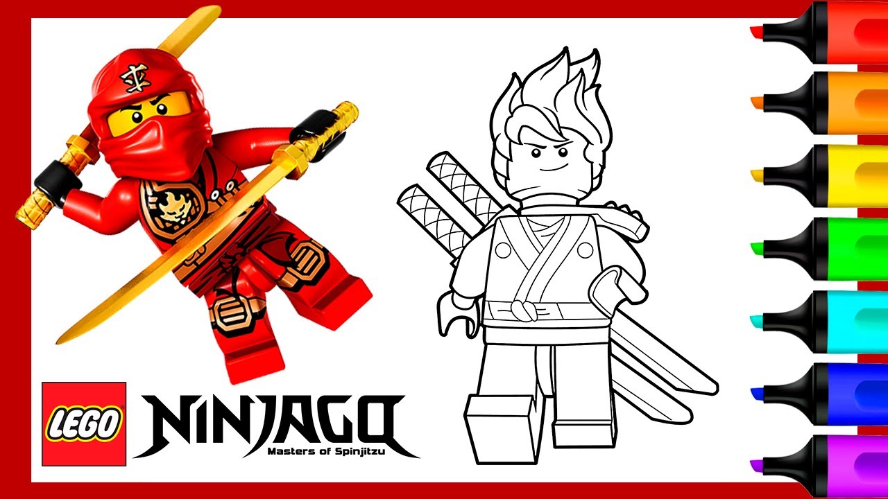 Coloring kai lego ninjago lego ninjago coloring book