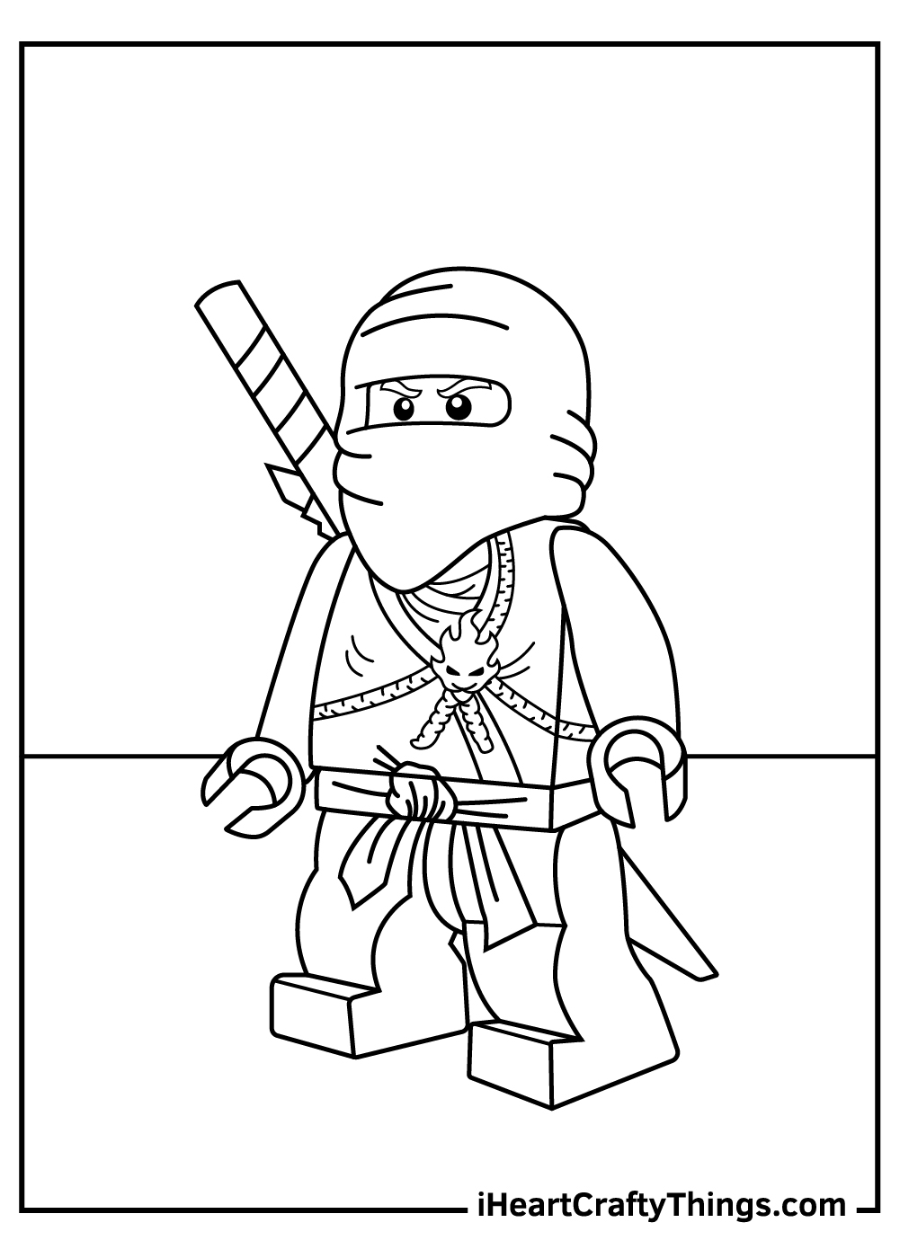 Lego ninjago coloring pages free printables