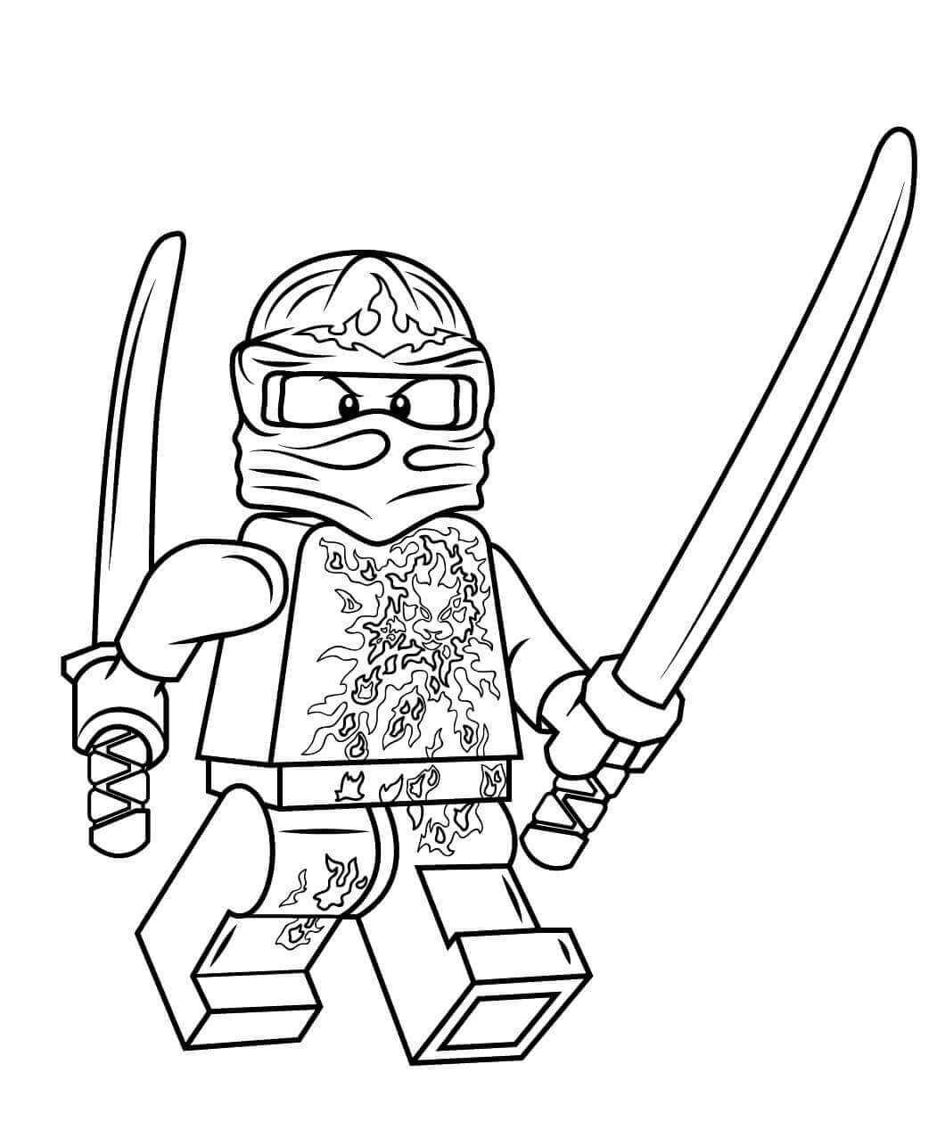 Free printable lego ninjago coloring pages