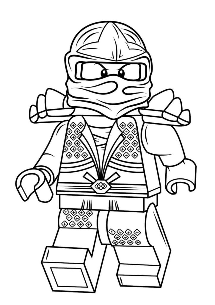 Lego ninjago coloring pages pieces print for free a