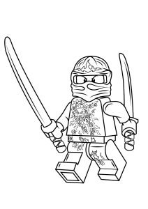 Free printable coloring pages lego ninjago character