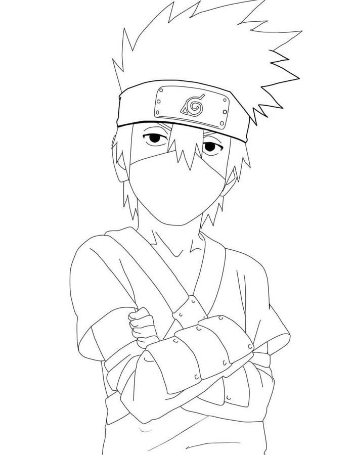 Kakashi coloring pages free personalizable coloring pages