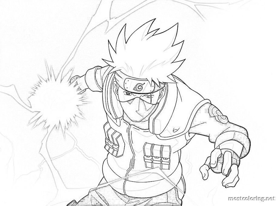 Kakashi coloring pages printable for free download