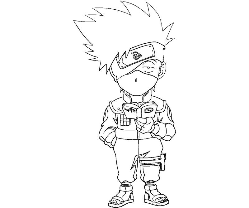 Kakashi hatake coloring crafty teenager