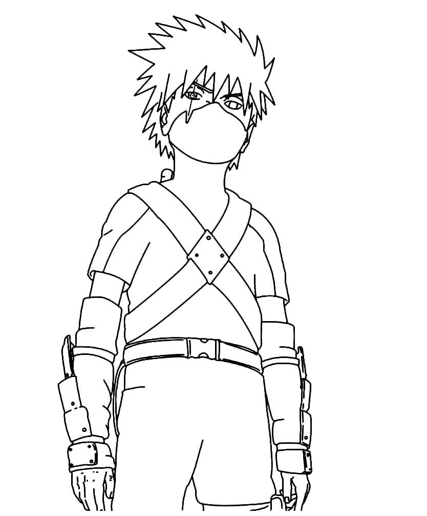 Kakashi hatake coloring pages best images free printable