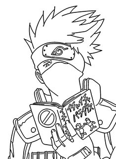 Kakashi hatake coloring pages ideas kakashi kakashi hatake coloring pages for kids