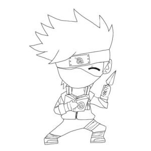 Kakashi coloring pages printable for free download