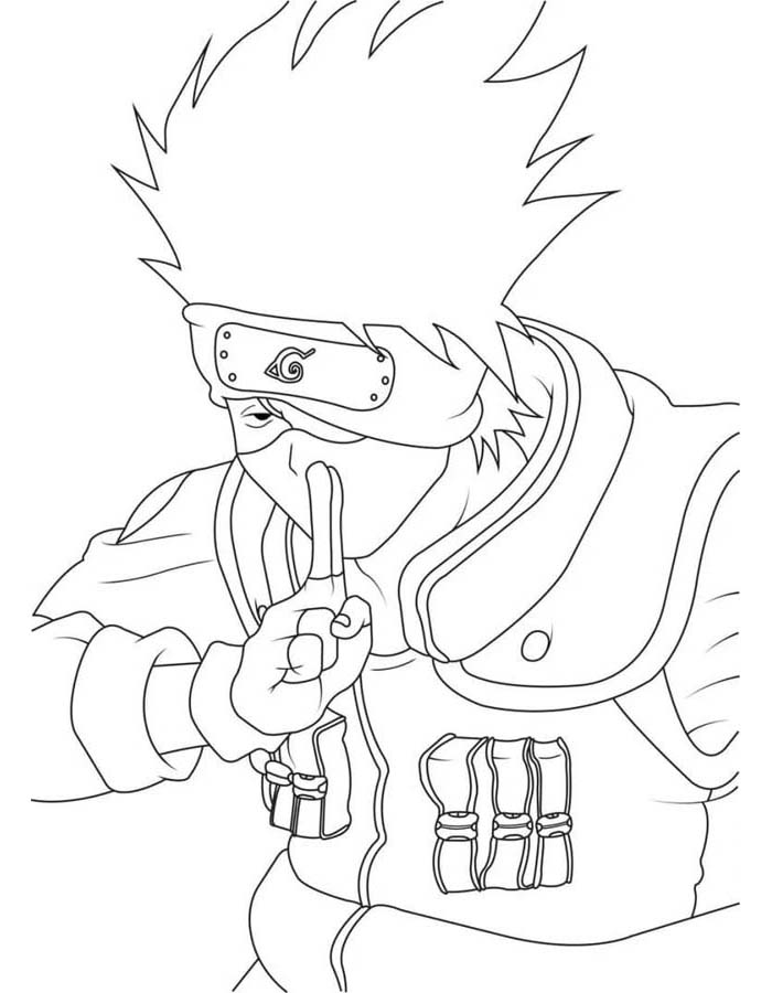 Kakashi coloring pages free personalizable coloring pages