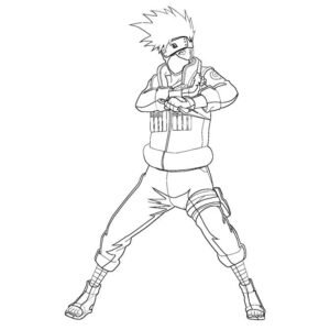 Kakashi coloring pages printable for free download