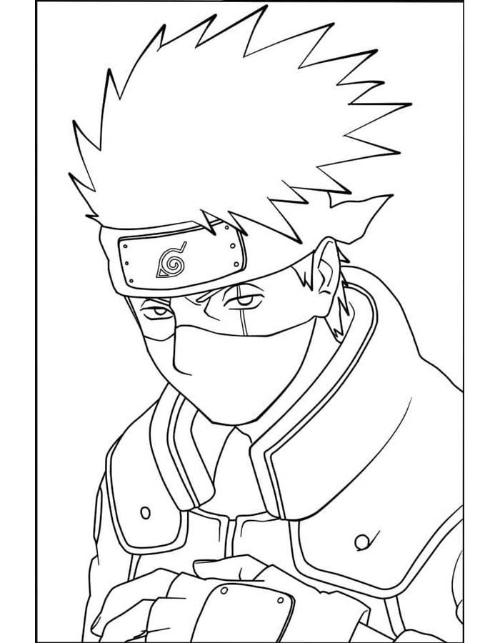 Kakashi coloring pages free personalizable coloring pages